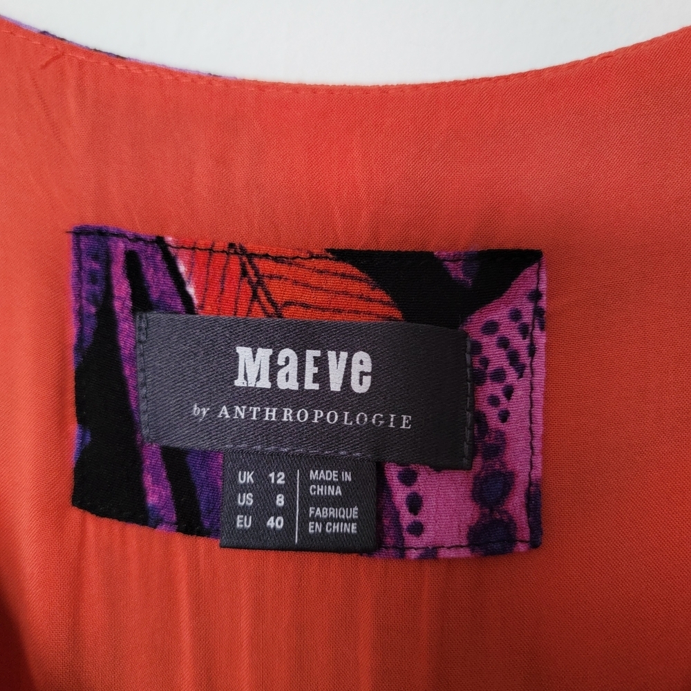 Anthropologie Vibrant Floral Maxi Dress - Picture 5 of 10